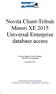 Novità Client-Tributi Minori XE 2015 Universal Enterprise database access