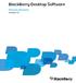 BlackBerry Desktop Software Manuale dell'utente