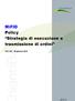 MiFID Policy Strategia di esecuzione e trasmissione di ordini