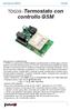 controllo GSM TDG39 -Termostato con MANUALE UTENTE