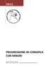 PROGRESSIONE IN CONSERVA CON MINORI
