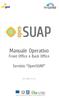 Manuale Operativo Front Office e Back Office. Servizio OpenSUAP COD. PRODOTTO D.9.3