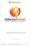 Guida operativa servizi online. Versione: 1.00 del 30/9/2011. ATHENA PORTAL Software Amministrazione Associazioni Sportive Dilettantistiche Pag.