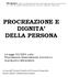 PROCREAZIONE E DIGNITA DELLA PERSONA