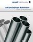 tubi per impieghi Automotive tubes for Automotive