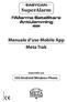 Manuale d uso Mobile App Meta Trak