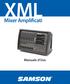 Mixer Amplificati. Manuale d Uso