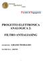 PROGETTO ELETTRONICA ANALOGICA 2: