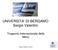 UNIVERSITA DI BERGAMO Sergio Valentini. Trasporto Internazionale delle Merci