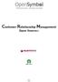 Customer Relationship Management. Open Source::