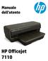 HP Officejet 7110 Wide Format. Manuale dell'utente