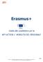 Erasmus+ Guida alla candidatura per la KEY ACTION 1 MOBILITÀ DEL PERSONALE