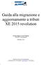 Guida alla migrazione e aggiornamento a tributi XE 2015 revolution