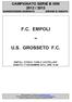 F.C. EMPOLI U.S. GROSSETO F.C.