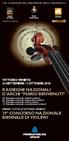 29º CONCORSO NAZIONALE BIENNALE DI VIOLINO