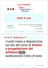 I lucidi messi a disposizione sul sito del corso di Analisi e progettazione del software NON sostituiscono il libro di testo