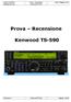 Prova Recensione Kenwood TS-590