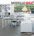 MODELLO IDEA + Sistemi operativi integrati in melaminico. Melamine operative, integrated systems. jet pag. 52. ypsilon pag. 36. pag.