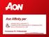 Aon Affinity per. Formazione RC Professionale