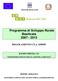 Programma di Sviluppo Rurale Basilicata 2007-2013