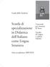 Scuola di specializzazione in Didattica dell Italiano come Lingua Straniera