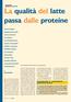 La qualità del latte passa dalle proteine