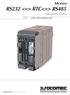 MODEM RS232 <=> RTC<=> RS485 Istruzioni d uso