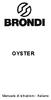 OYSTER. Manuale di istruzioni - Italiano