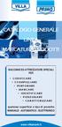 CATALOGO GENERALE LINEA MARCATURA PRODOTTI