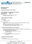Scheda di sicurezza Ecorexcleaner