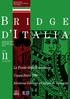 Bridge d Italia. N U M E R O 11 Franco Broccoli Punti di vista 3 Nino Ghelli Tuttolibri 4 C R O N A C H E