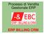 Processo di Vendita Gestionale ERP ERP BILLING CRM