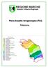 REGIONE MARCHE. Piano Assetto Idrogeologico (PAI) Relazione. Autorita' di Bacino Regionale. Bacini idrografici: