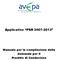 Applicativo PSR 2007-2013. Manuale per la compilazione delle domande per il Prestito di Conduzione
