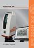 3D Laser Scanner SPS ZOOM 300 SPS ZOOM 300