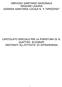 SERVIZIO SANITARIO NAZIONALE REGIONE LIGURIA AZIENDA SANITARIA LOCALE N. 5 SPEZZINO