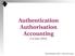 Authentication Authorisation Accounting
