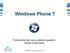 Windows Phone 7. Funzionalità del nuovo sistema operativo Mobile di Microsoft