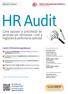 HR Audit. Come valutare la produttività del personale per ottimizzare i costi e migliorare le performance aziendali NUOVO CORSO