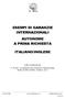 ESEMPI DI GARANZIE INTERNAZIONALI AUTONOME A PRIMA RICHIESTA ITALIANO/INGLESE
