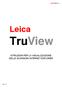 Leica TruView. Leica. TruView ISTRUZIONI PER LA VISUALIZZAZIONE DELLE SCANSIONI INTERNET EXPLORER. Pag. 1/6