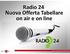 Radio 24 Nuova Offerta Tabellare on air e on line. System24 Concessionaria di pubblicità Sole24ore