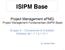 ISIPM Base. Project Management epmq: Project Management Fundamentals (ISIPM Base) Gruppo A Conoscenze di Contesto Syllabus da 1.1.1 a 1.10.