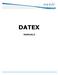 INDICE. DATEX il manuale edizione aprile 2011