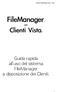 Guida al FileManager online - Vista
