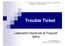 Trouble Ticket. Laboratori Nazionali di Frascati INFN. Workshop sulle problematiche di calcolo e reti nell'infn Paestum, 9-12 Giugno 2003