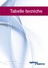 Tabelle tecniche. First for Steam Solutions