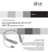 LG Electronics. Auricolare stereo BLUETOOTH HBS-730 Manuale per l'utente. Italiano