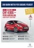CHF 4 000. 308 buoni motivi per guidare Peugeot. pieno AdrenalinA Peugeot 208 gti DA CHF 25 900. MOTIVO 001 IN PALIO 21 23 MARZO