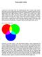 Teoria del colore. Sintesi Cromatica Additiva RGB